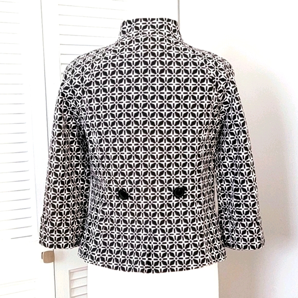 Charter Club High-Collar Cropped Jacket Blazer. - Picture 11 of 12